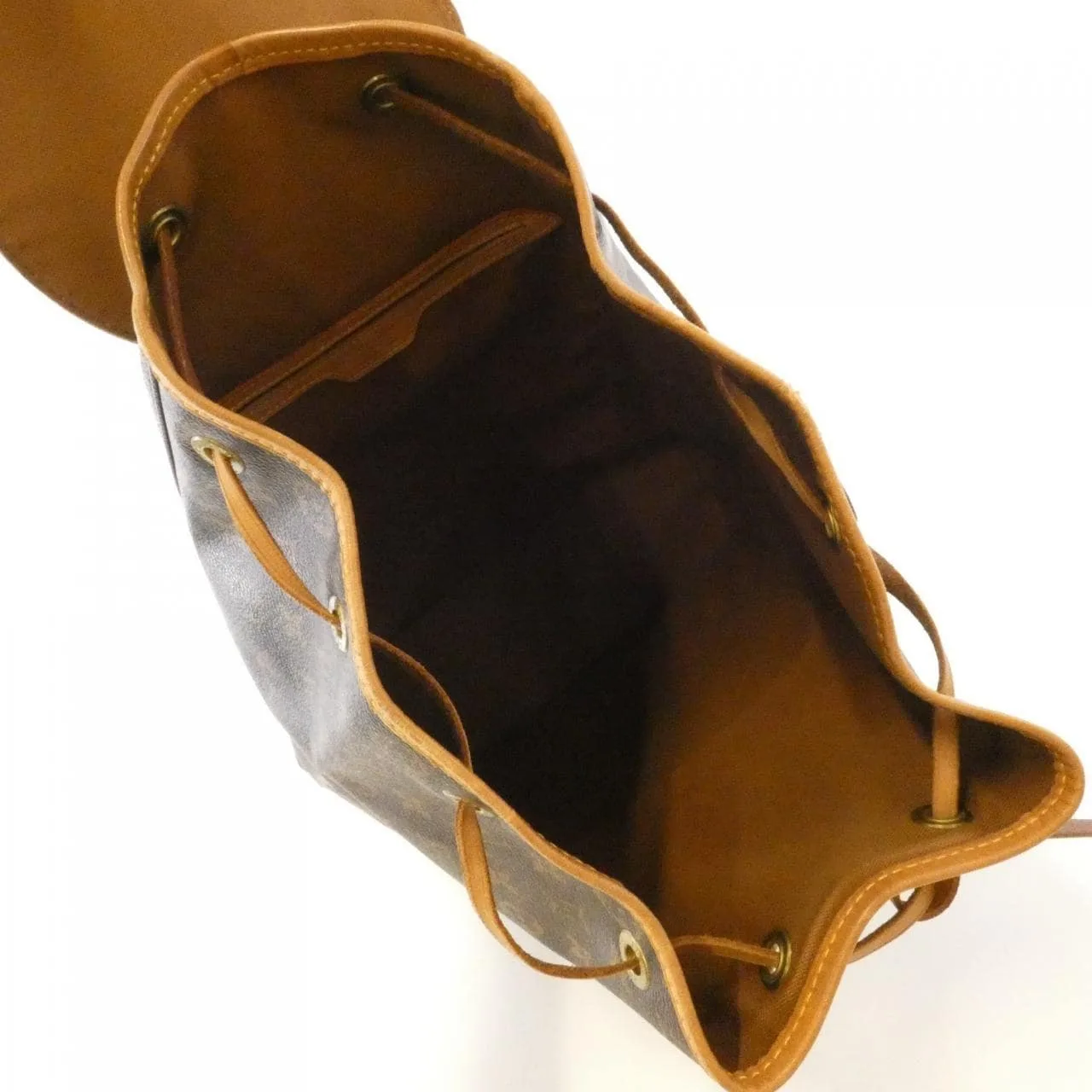 LOUIS VUITTON Montsouris M51135 Backpack Monogram 黑色 Monogram 中古品B - 縮圖 10