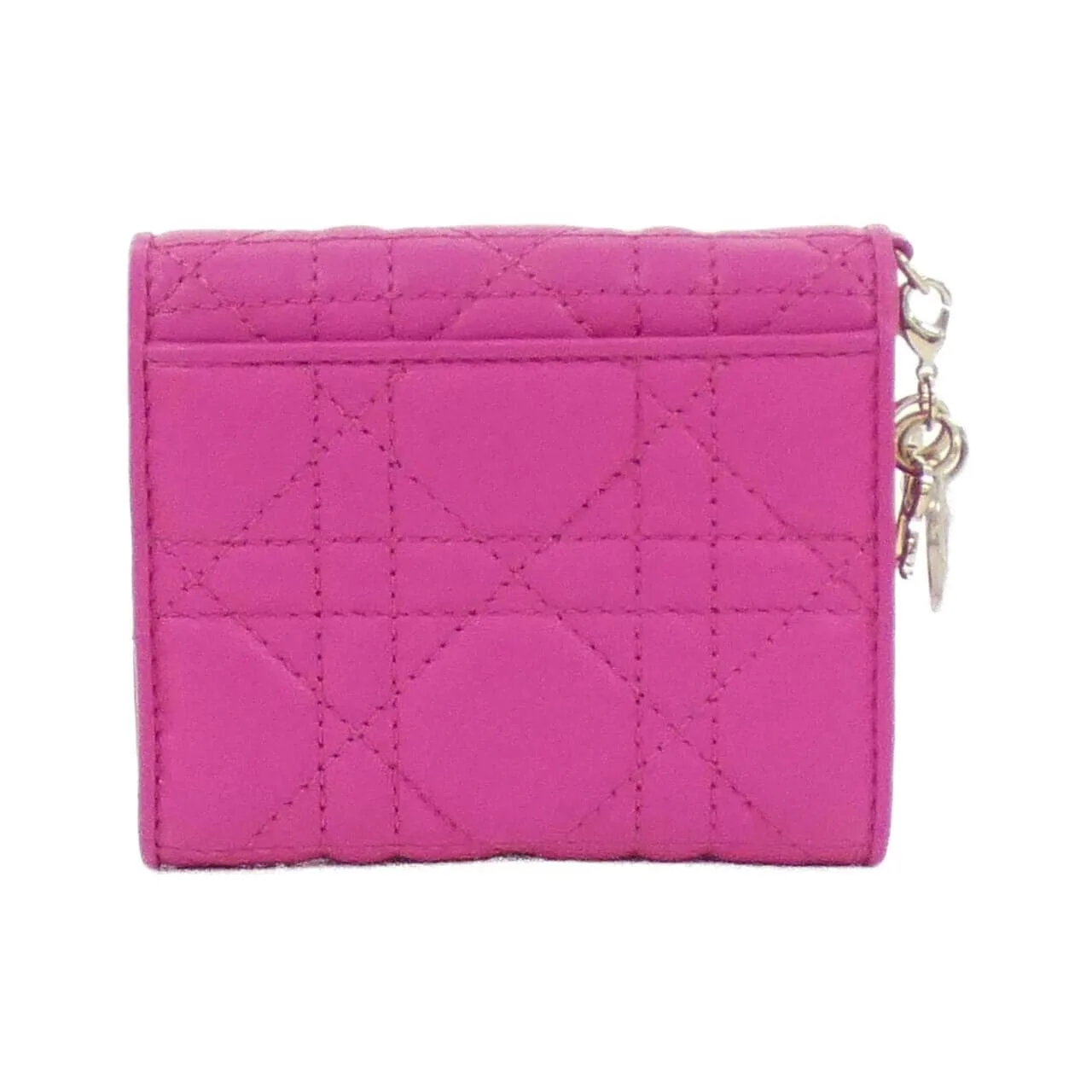 DIOR Lady Dior S0181ONMJ Wallet Lambskin Black Lambskin Rank A - Thumbnail 2