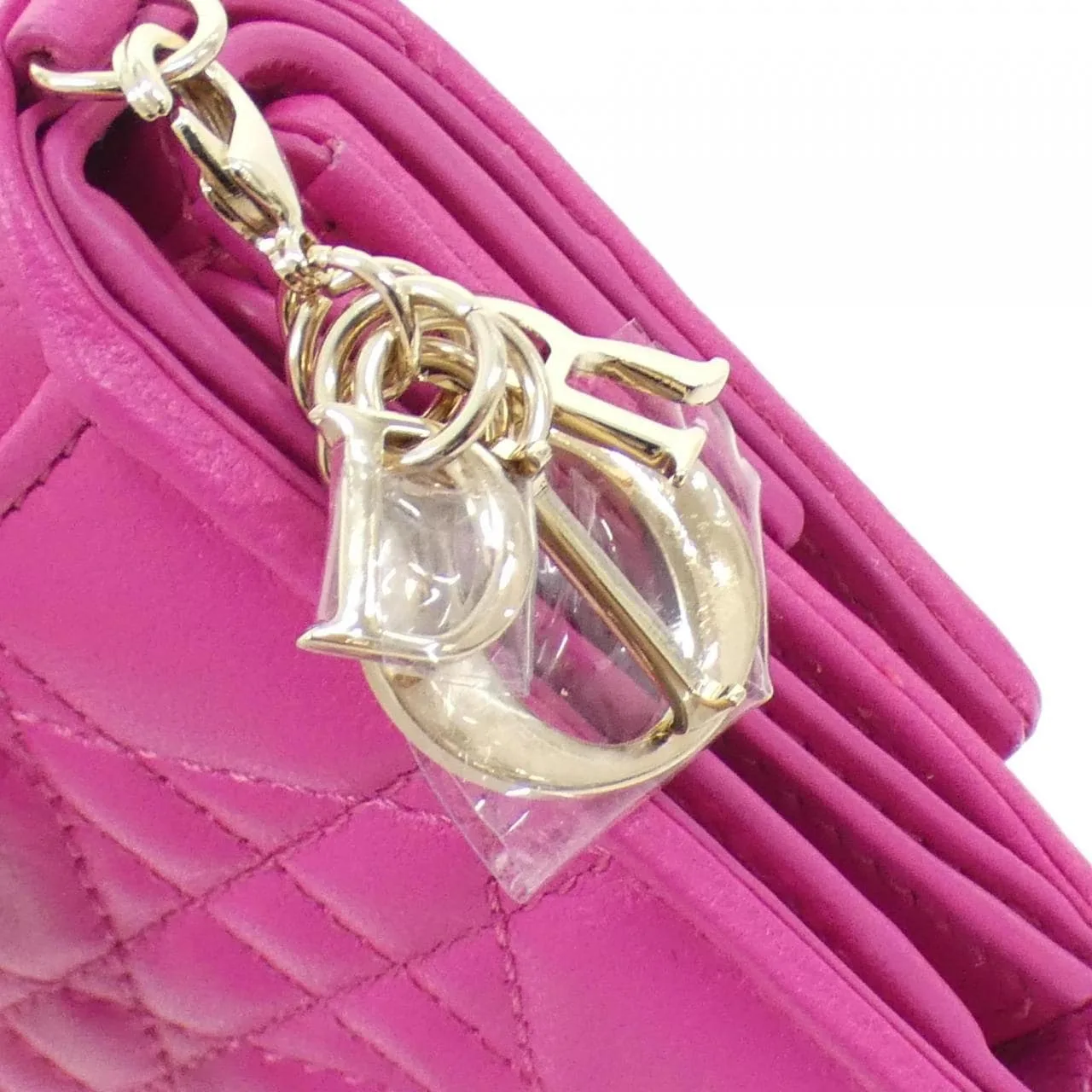 DIOR Lady Dior S0181ONMJ Wallet Lambskin Black Lambskin Rank A - Thumbnail 5