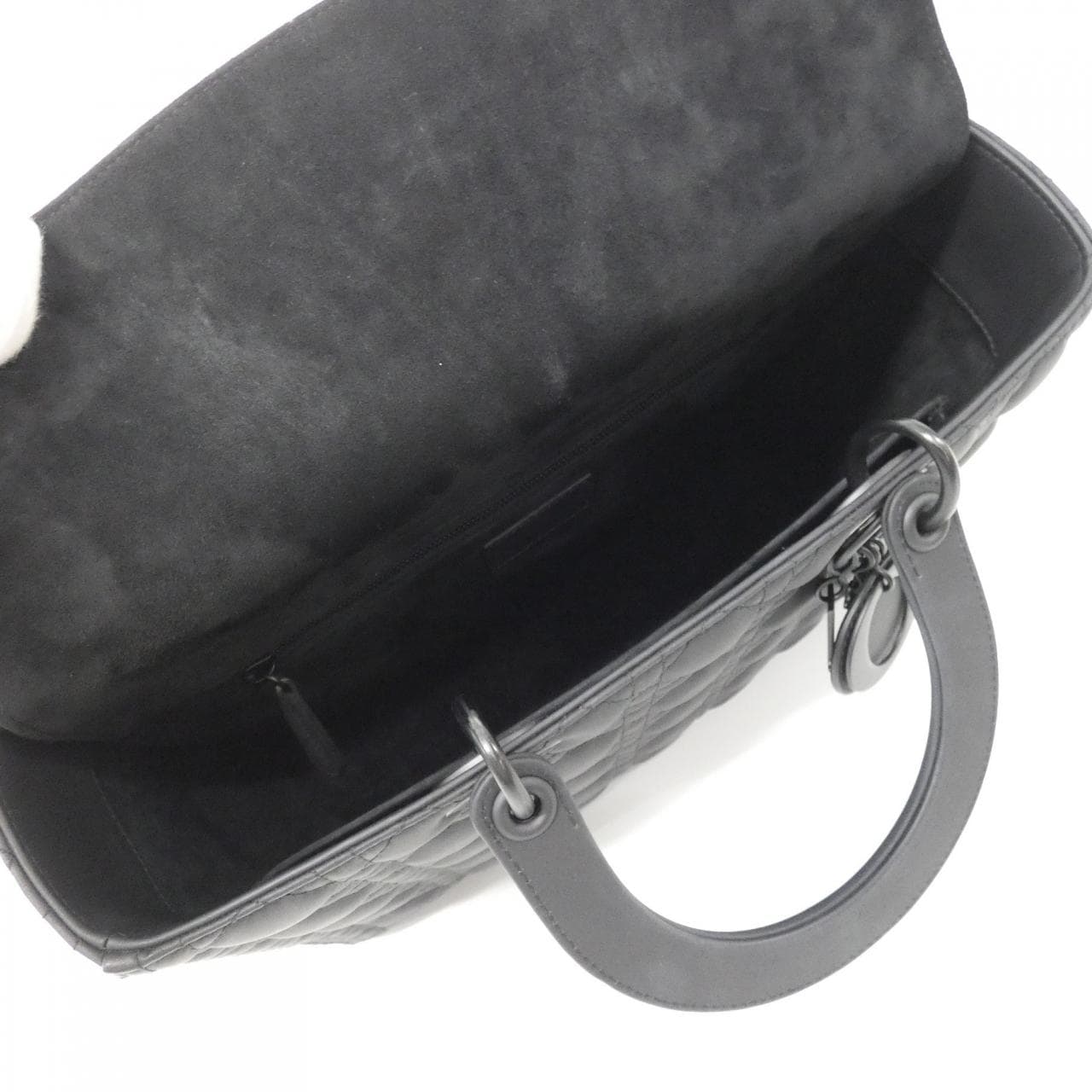 DIOR Lady Dior M0566SLOI Bag Black Rank A - Thumbnail 7