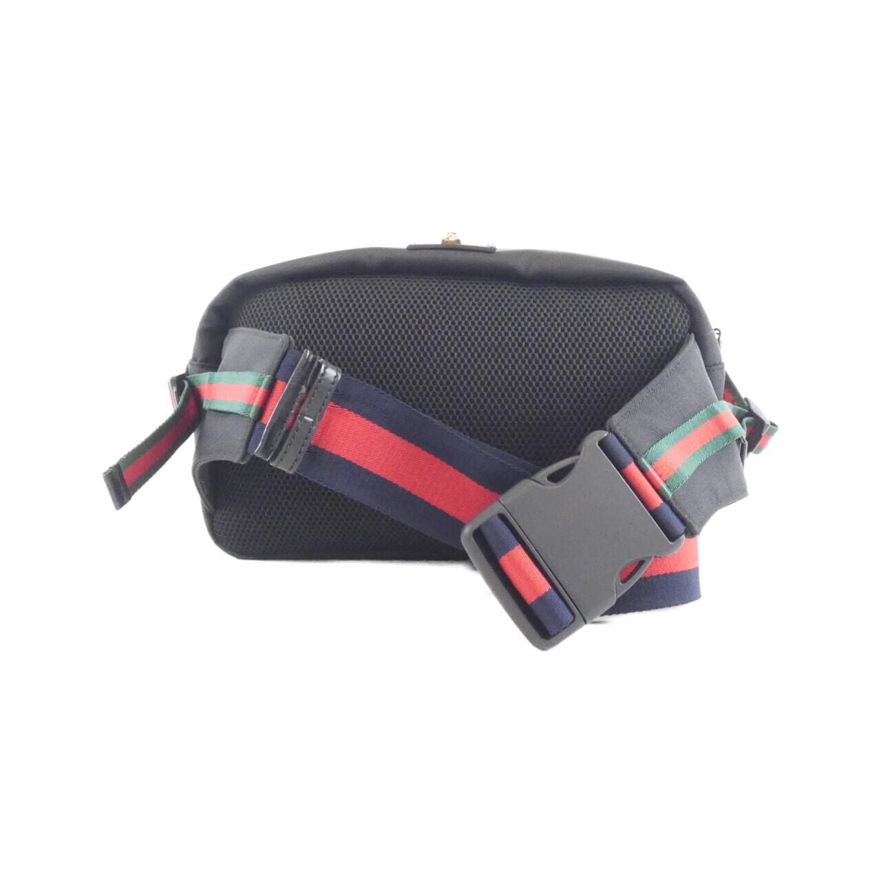 GUCCI 477085 K1NTX Belt Bag Canvas 黑色 帆布 中古品A - 縮圖 2