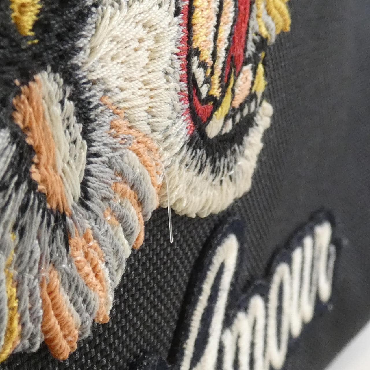 GUCCI 477085 K1NTX Belt Bag Canvas 黑色 帆布 中古品A - 縮圖 4