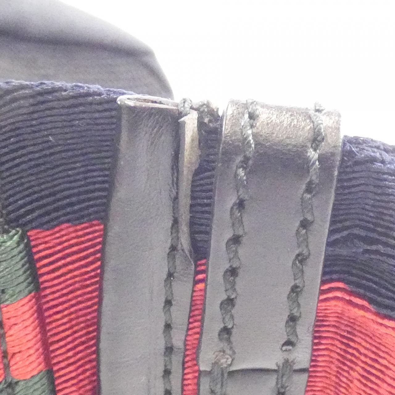 GUCCI 477085 K1NTX Belt Bag Canvas 黑色 帆布 中古品A - 縮圖 9