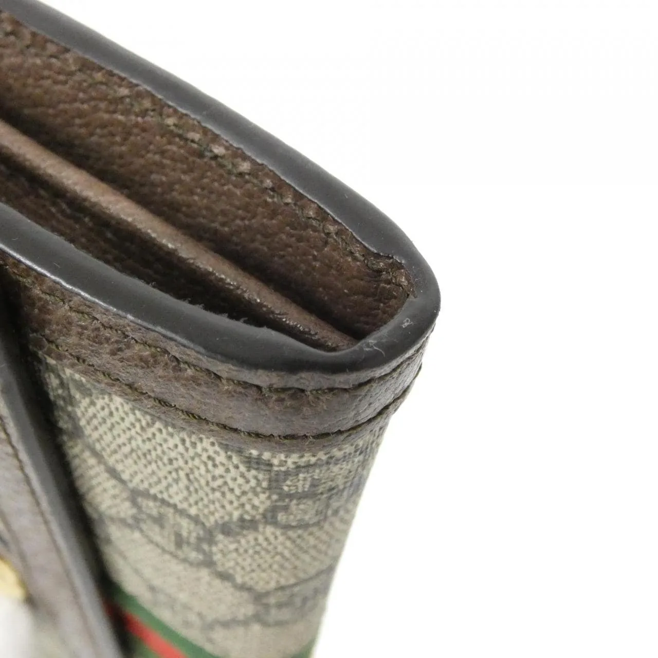 GUCCI 523153 96IWG Wallet Canvas 黑色 帆布 中古品A - 縮圖 3