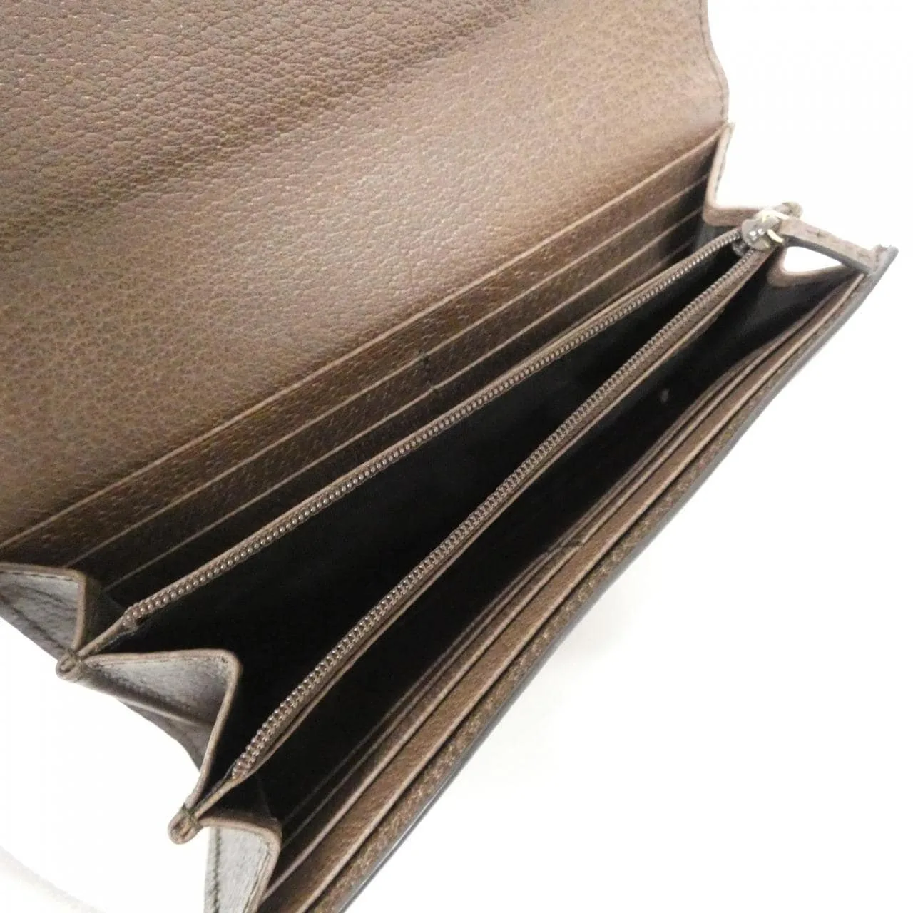 GUCCI 523153 96IWG Wallet Canvas 黑色 帆布 中古品A - 縮圖 6