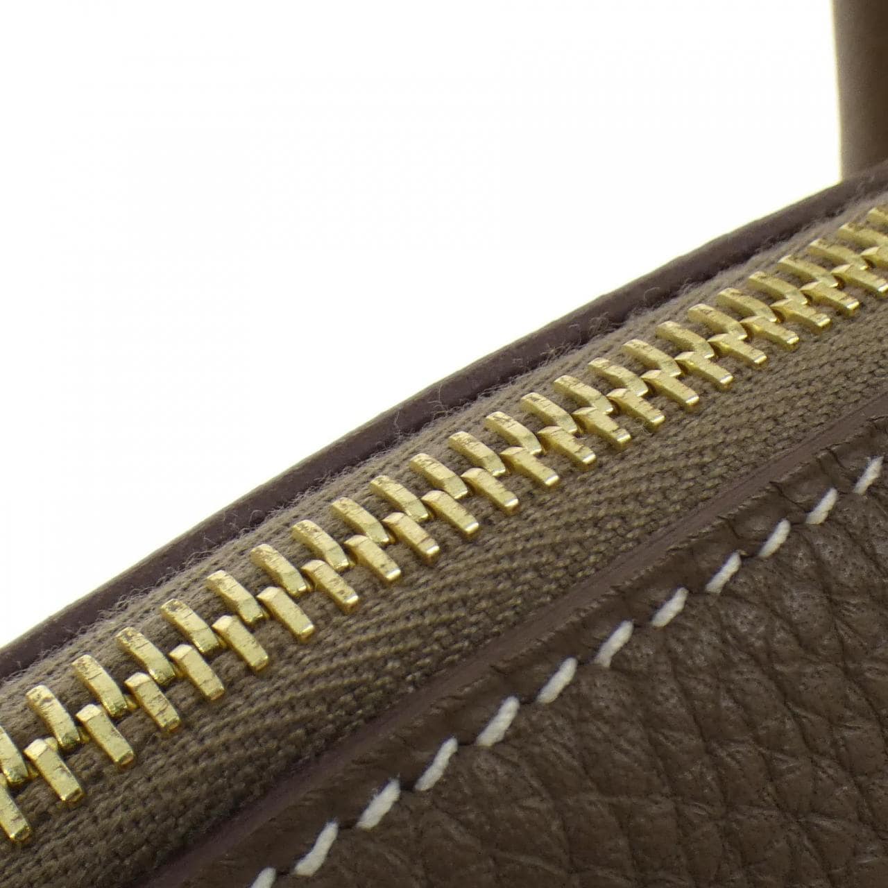 HERMES HERMÈS Bolide 073419CC Bag Clemence Etoupe Clemence Leather Rank A - Thumbnail 6