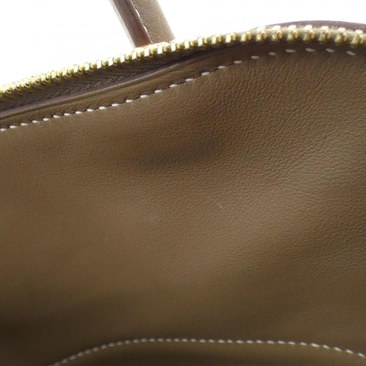 HERMES HERMÈS Bolide 073419CC Bag Clemence Etoupe Clemence Leather Rank A - Thumbnail 10