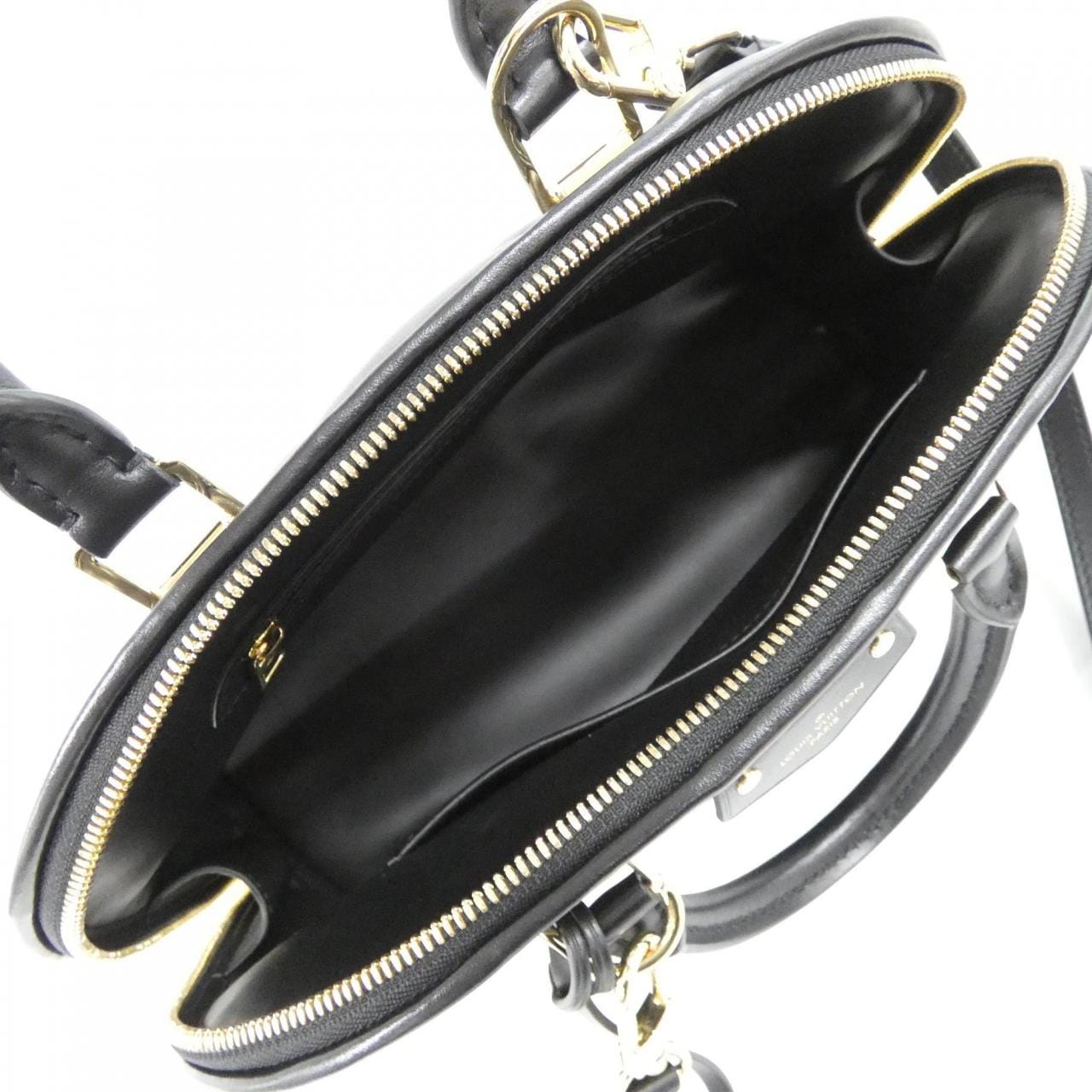 LOUIS VUITTON Alma M23688 Bag Lambskin Black Lambskin - Thumbnail 9