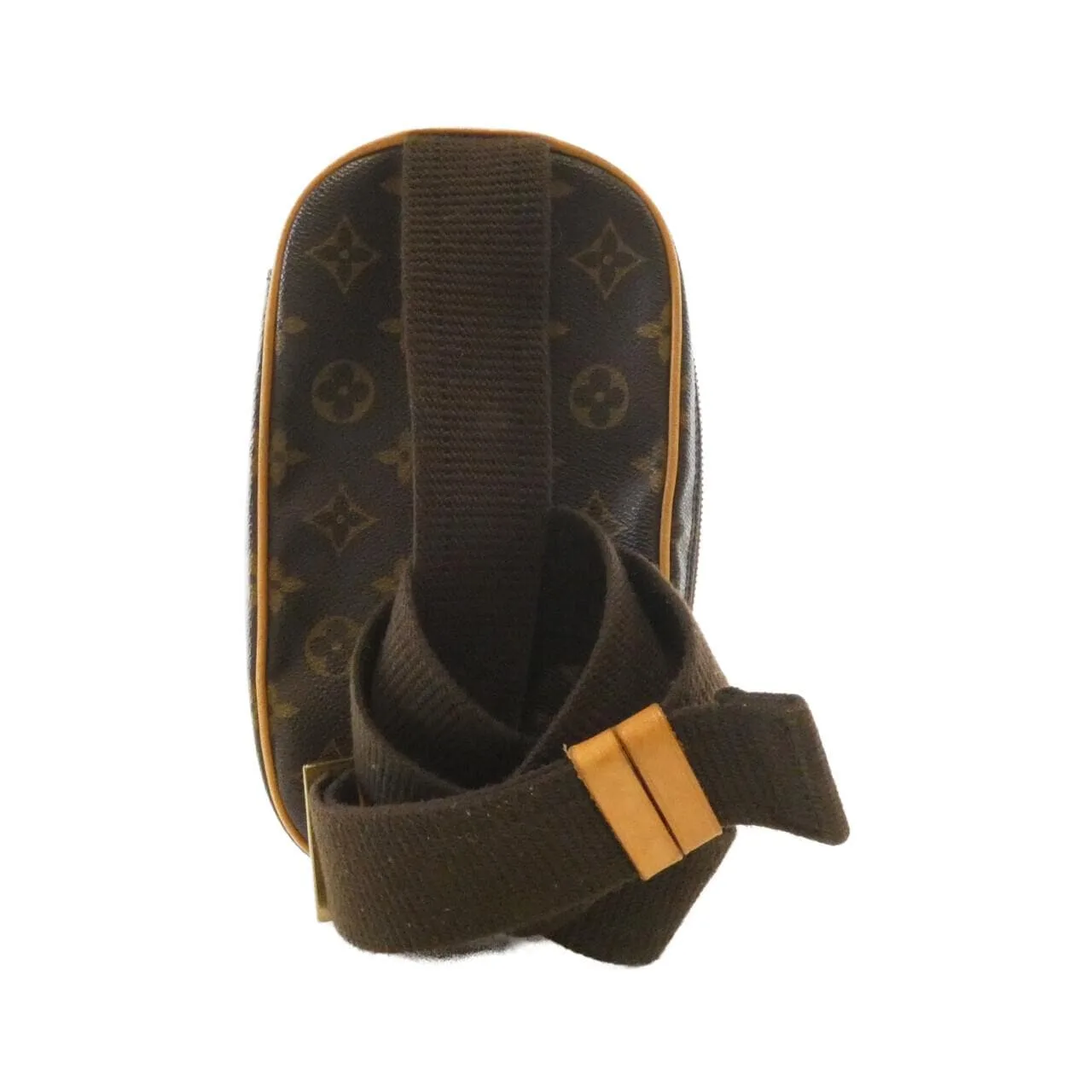 LOUIS VUITTON Pochette M51870 Shoulder Monogram 黑色 Monogram 中古品B - 縮圖 2