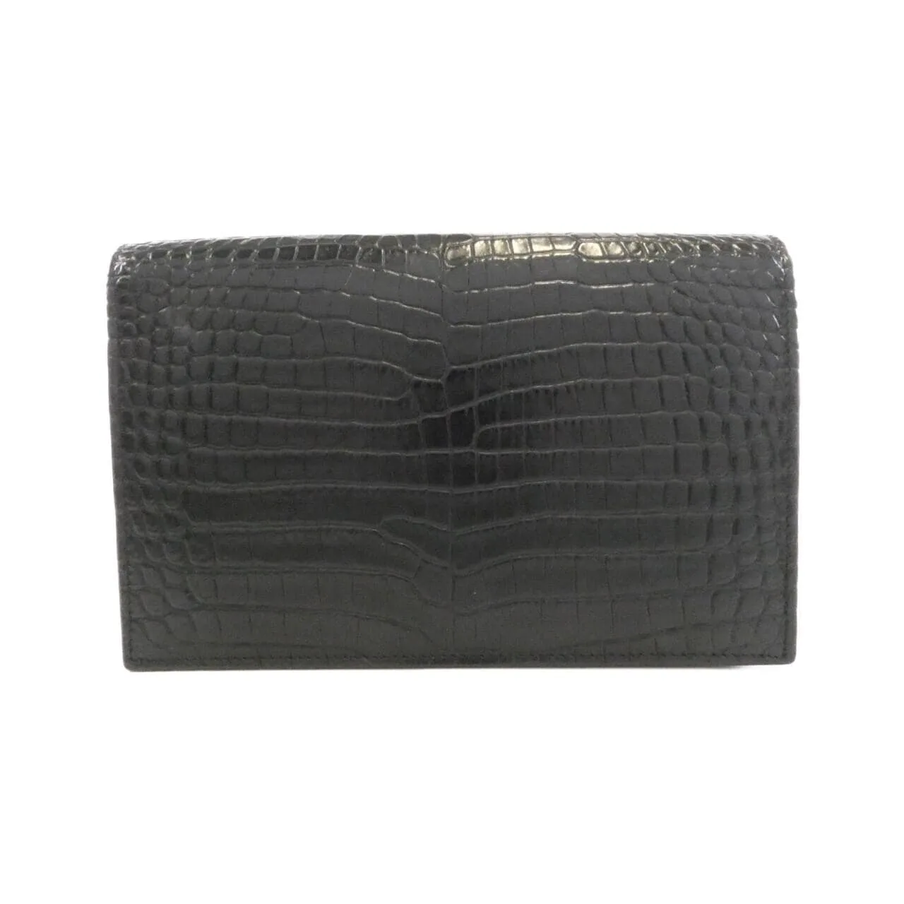 SAINT LAURENT 452159 DND1J Wallet Leather Black Leather Rank A - Thumbnail 2