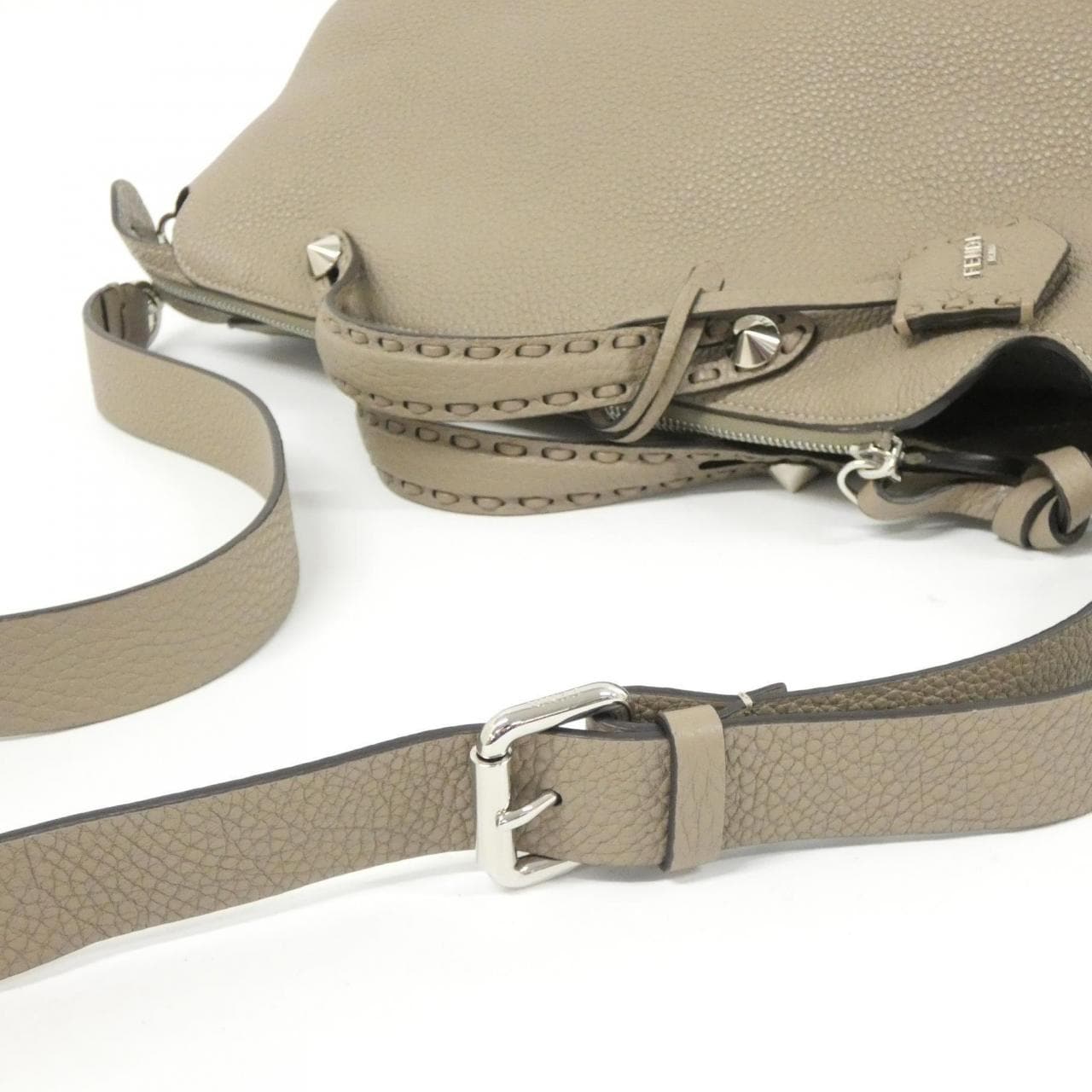 FENDI By The Way 8BL156 ASU2 Bag 黑色 中古品A - 縮圖 7