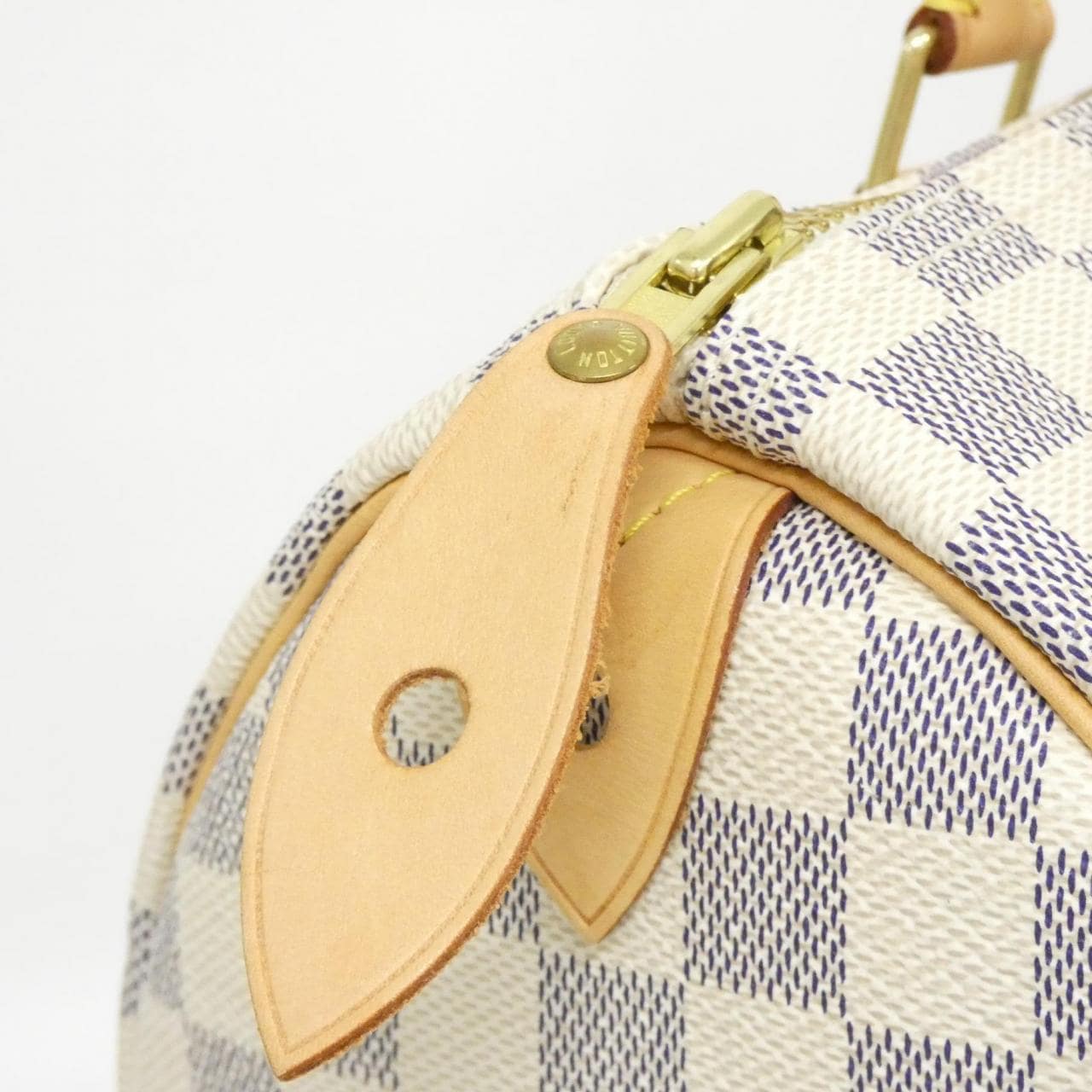 LOUIS VUITTON Speedy N41533 Boston Bag Damier 黑色 Damier 中古品A - 縮圖 3