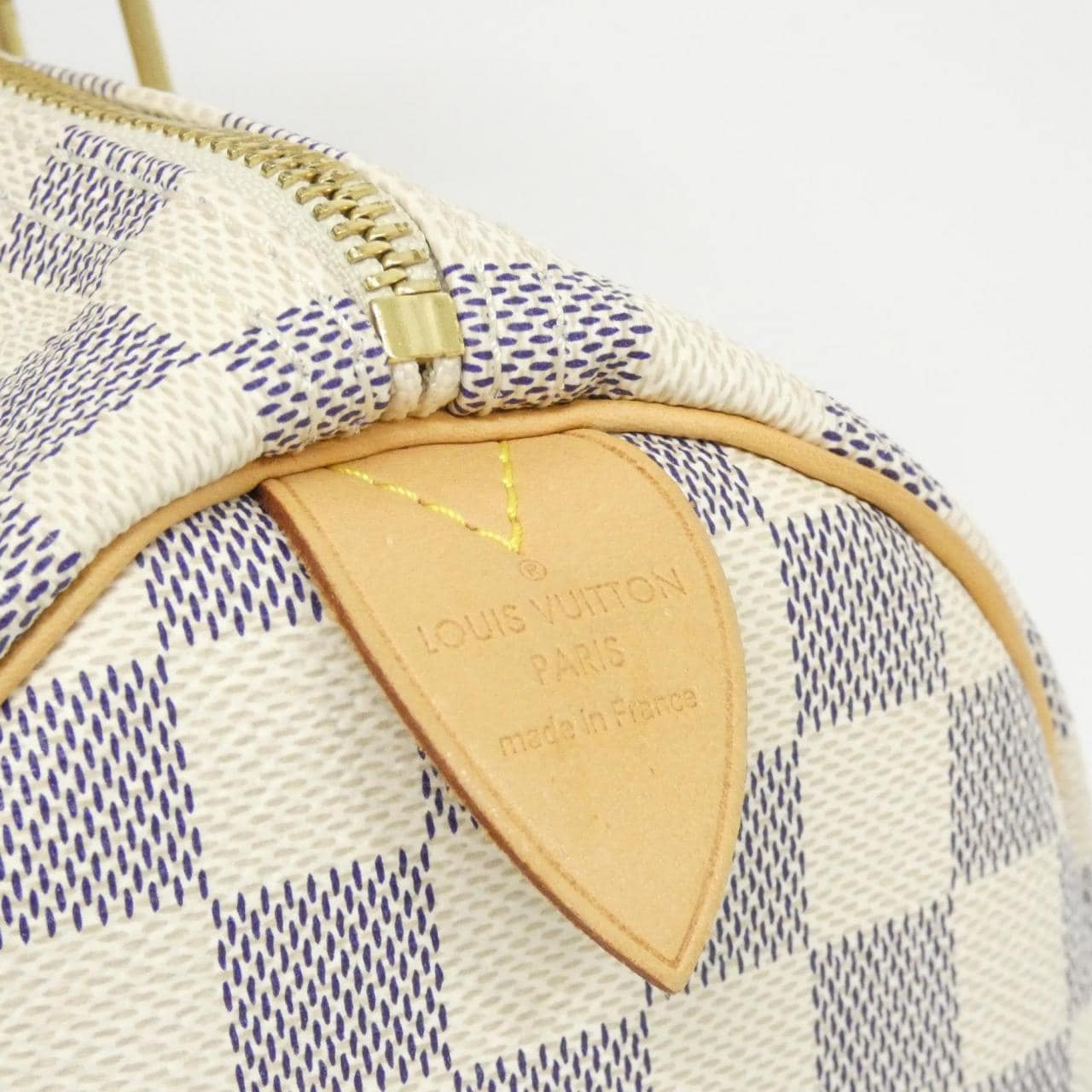 LOUIS VUITTON Speedy N41533 Boston Bag Damier 黑色 Damier 中古品A - 縮圖 4
