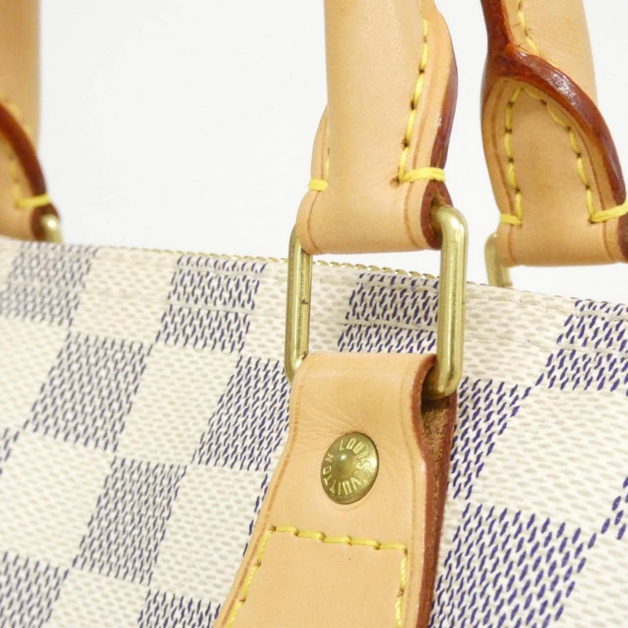 LOUIS VUITTON Speedy N41533 Boston Bag Damier 黑色 Damier 中古品A - 縮圖 6