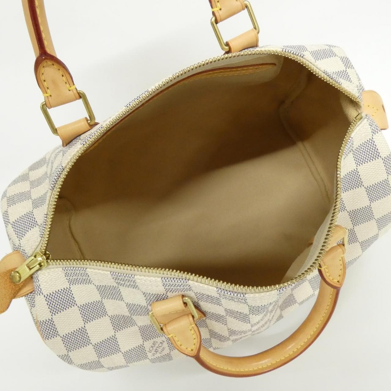 LOUIS VUITTON Speedy N41533 Boston Bag Damier 黑色 Damier 中古品A - 縮圖 8