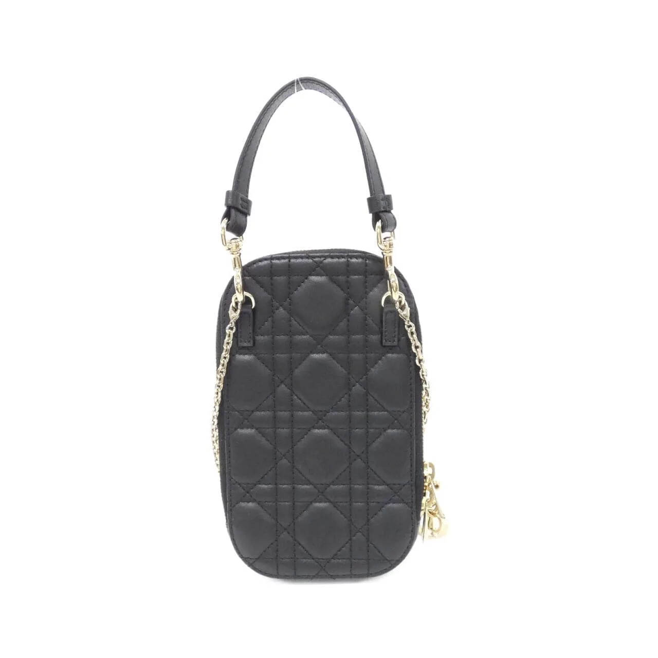 DIOR Lady Dior S0872ONMJ Wallet Lambskin Black Lambskin Rank A - Thumbnail 2