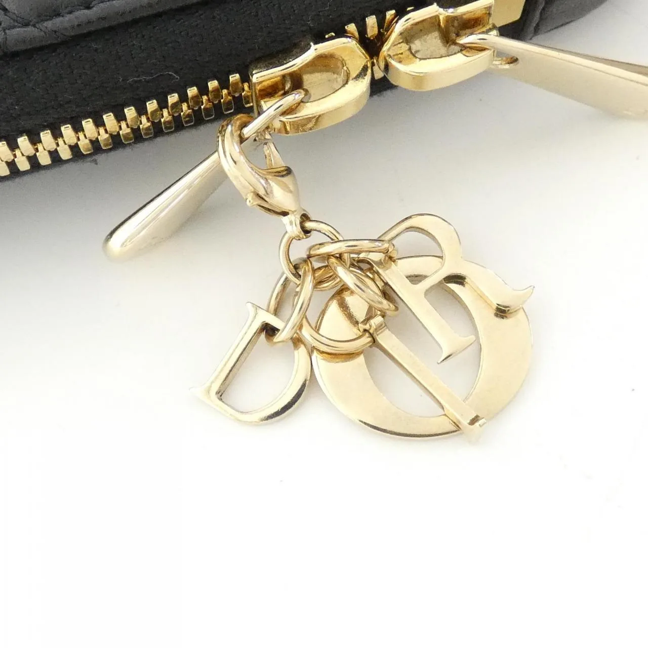 DIOR Lady Dior S0872ONMJ Wallet Lambskin Black Lambskin Rank A - Thumbnail 3