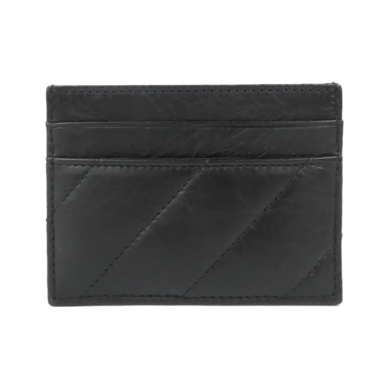 BALENCIAGA 766467 210J1 Card Case Black Rank A - Thumbnail 2