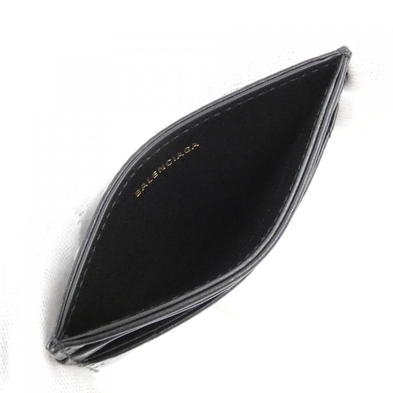 BALENCIAGA 766467 210J1 Card Case Black Rank A - Thumbnail 4