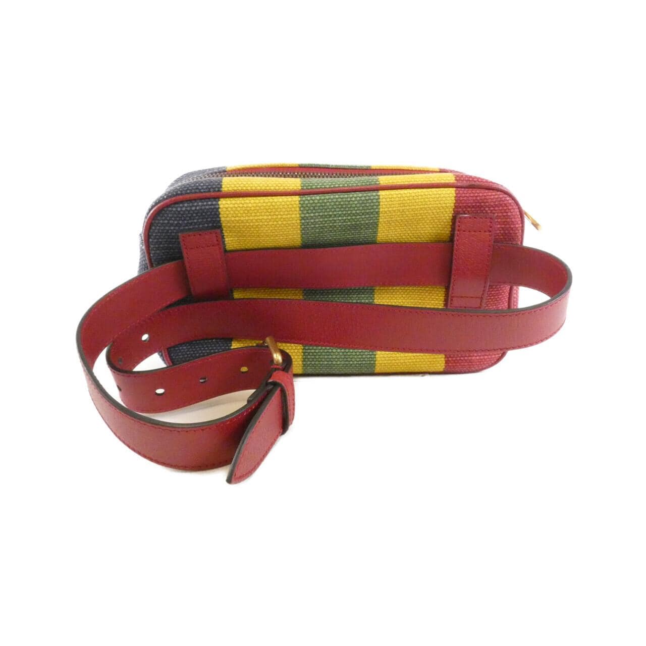 GUCCI 625895 2CSAT Belt Bag Canvas Black Canvas - Thumbnail 2