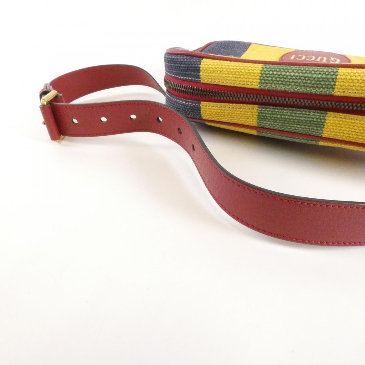 GUCCI 625895 2CSAT Belt Bag Canvas Black Canvas - Thumbnail 5