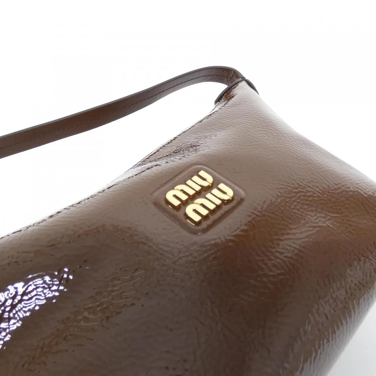 MIU MIU 5NE841 Handbag 黑色 中古品A - 縮圖 4
