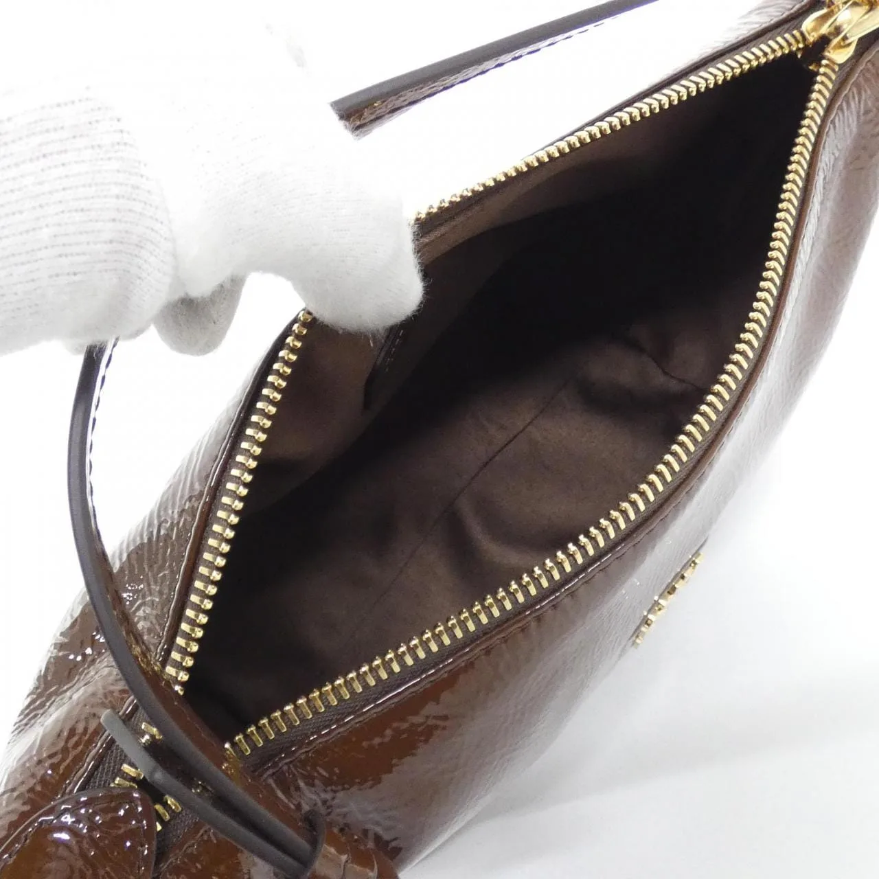 MIU MIU 5NE841 Handbag 黑色 中古品A - 縮圖 7