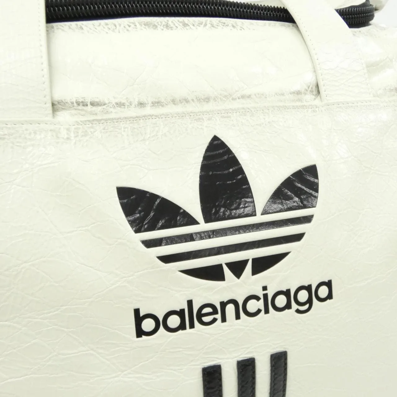 BALENCIAGA 721810 210M1 Boston Lambskin 黑色 羊皮 中古品A - 縮圖 4