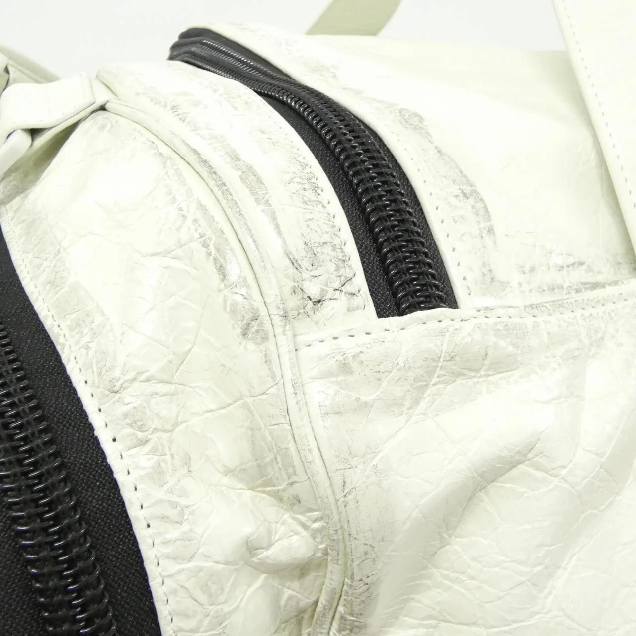 BALENCIAGA 721810 210M1 Boston Lambskin 黑色 羊皮 中古品A - 縮圖 5