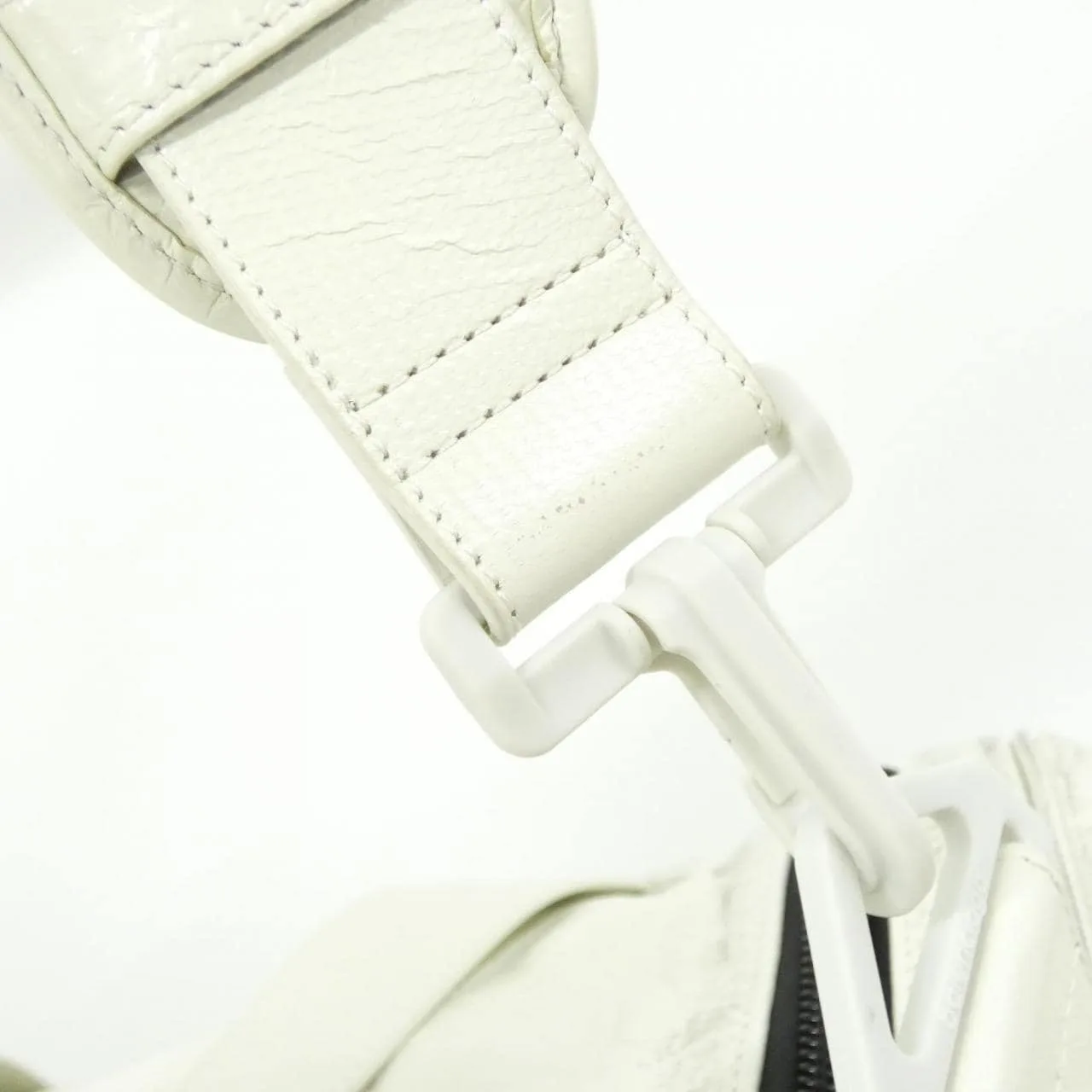 BALENCIAGA 721810 210M1 Boston Lambskin 黑色 羊皮 中古品A - 縮圖 9