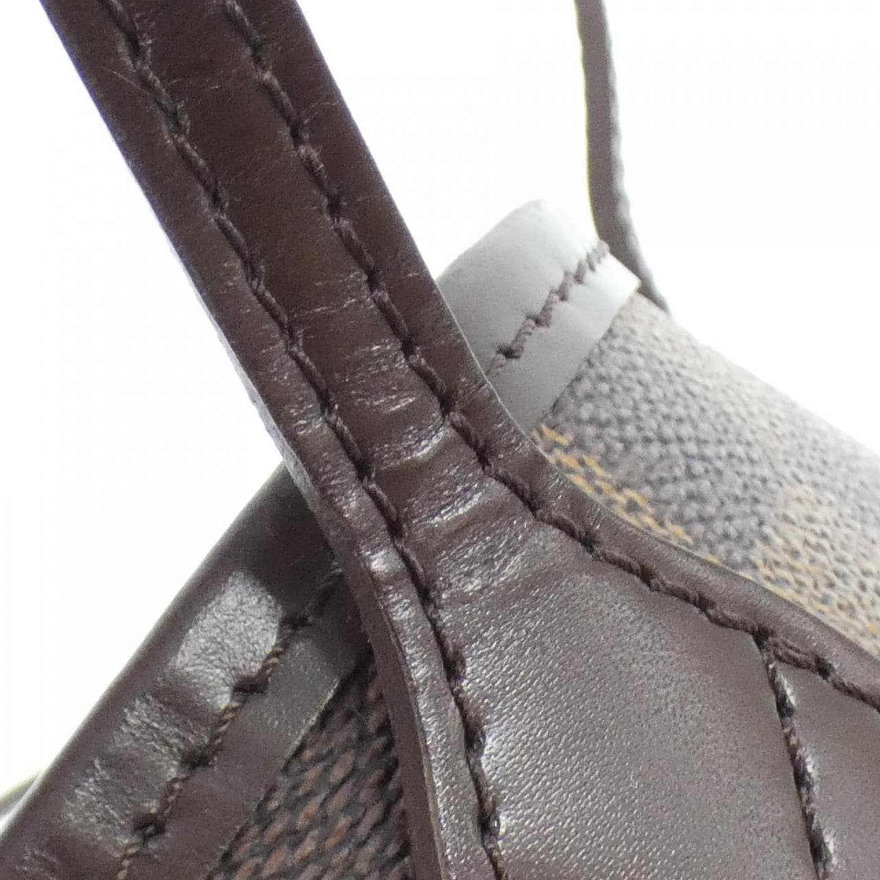 LOUIS VUITTON Neverfull N51109 Bag Damier 黑色 Damier 中古品A - 縮圖 7