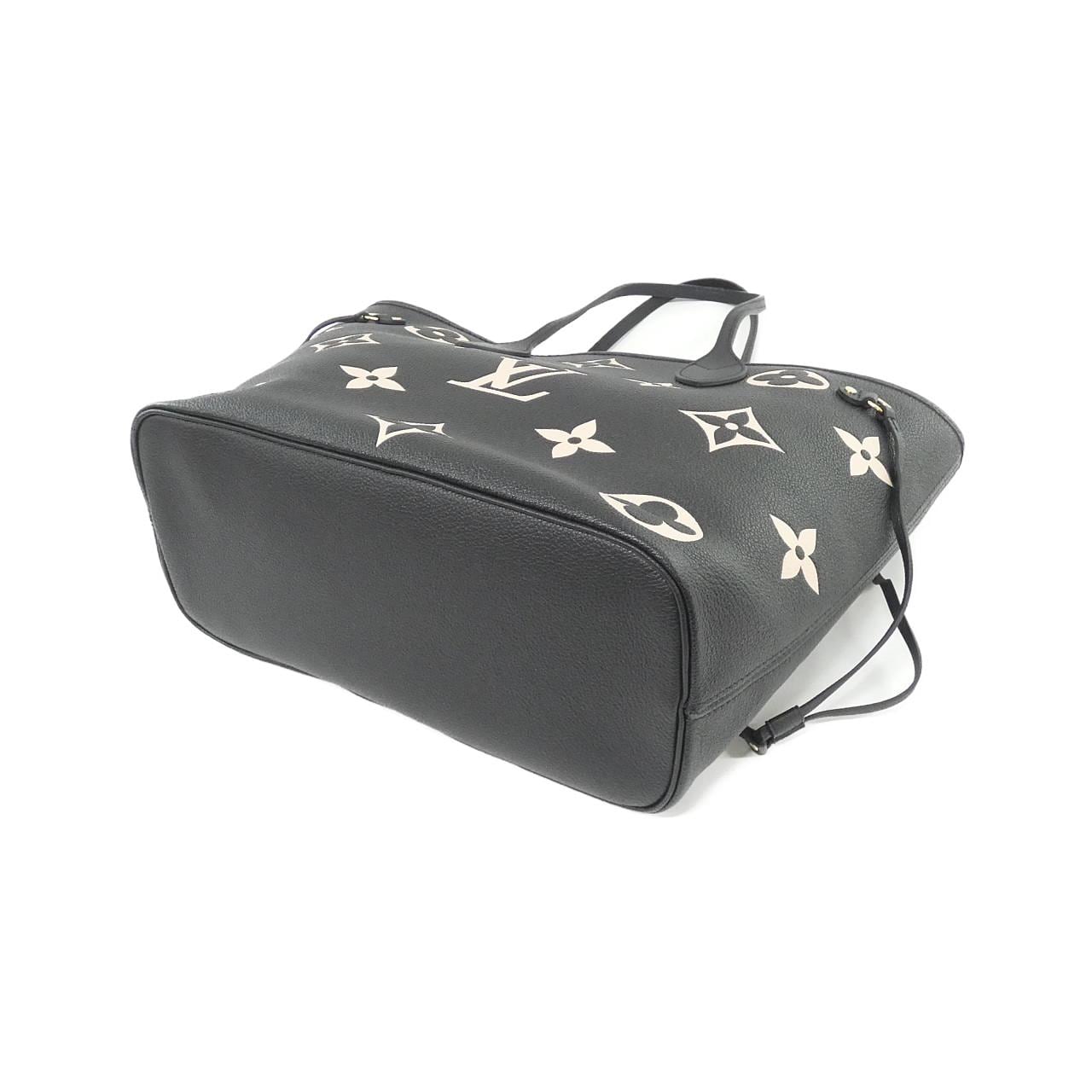 LOUIS VUITTON Neverfull M58907 Bag Monogram 黑色 Monogram 中古品A - 縮圖 2