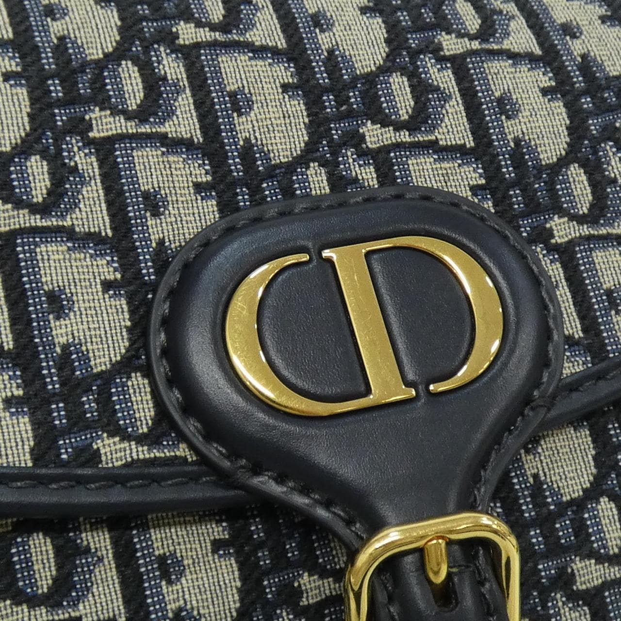 DIOR Bobby M9319UTZQ Shoulder Canvas 黑色 帆布 中古品A - 縮圖 4