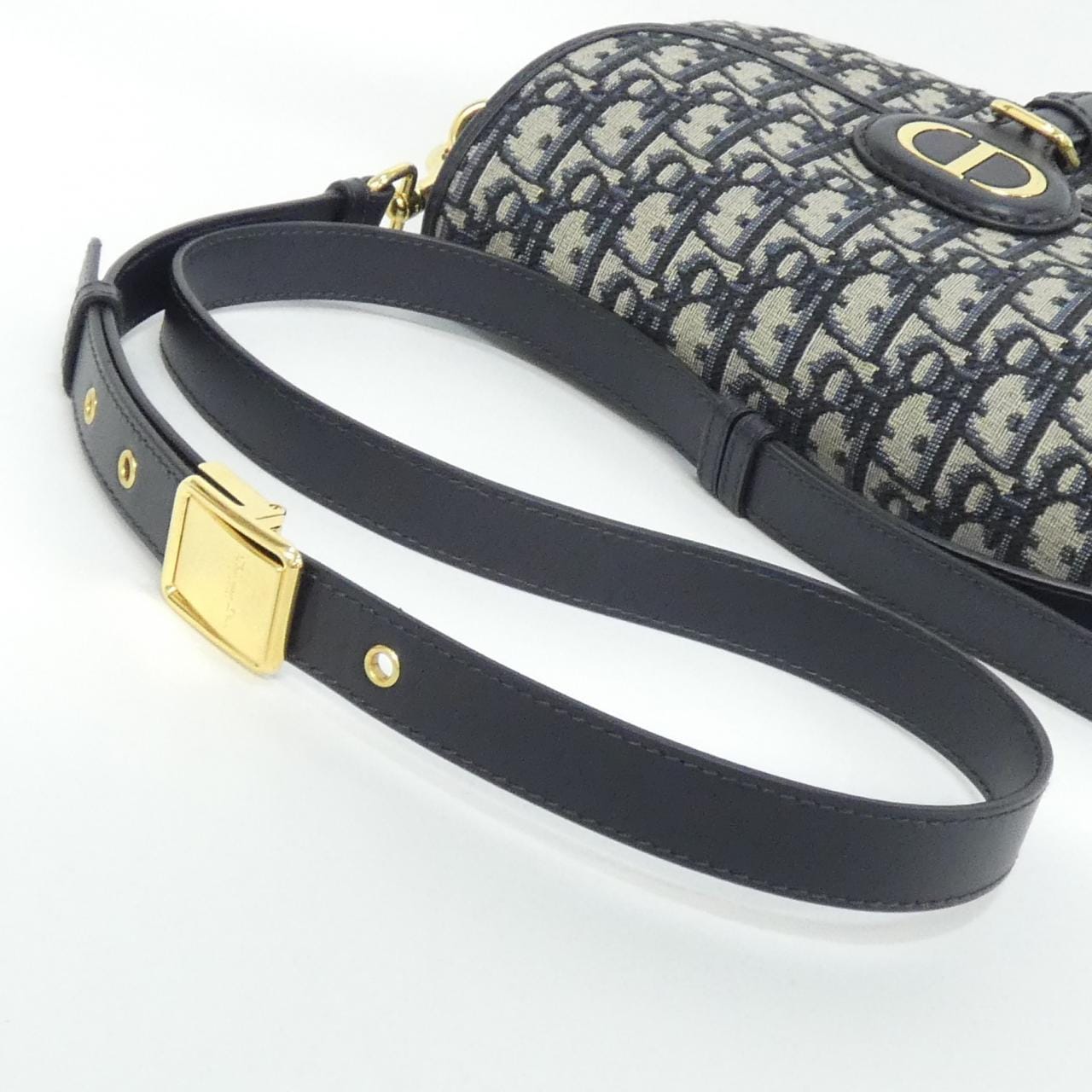 DIOR Bobby M9319UTZQ Shoulder Canvas 黑色 帆布 中古品A - 縮圖 5