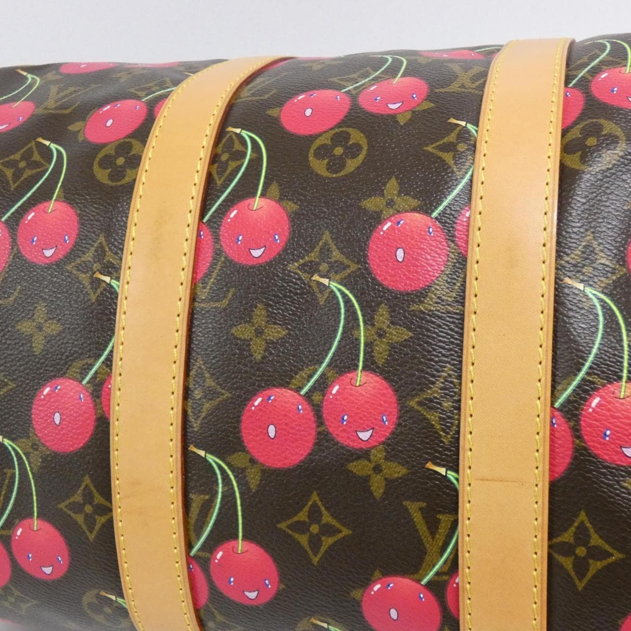 LOUIS VUITTON Keepall M95011 Boston Bag Monogram 黑色 Monogram 中古品A - 縮圖 3