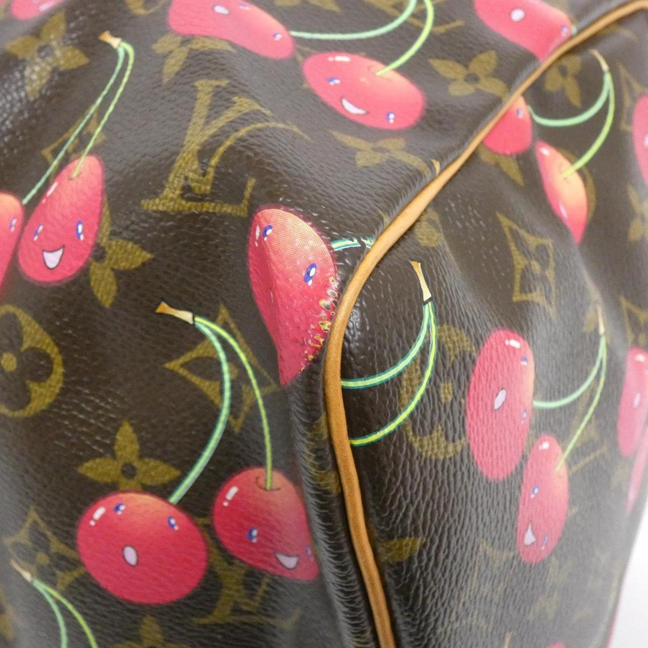 LOUIS VUITTON Keepall M95011 Boston Bag Monogram 黑色 Monogram 中古品A - 縮圖 4