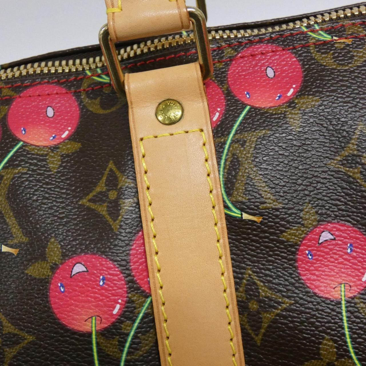 LOUIS VUITTON Keepall M95011 Boston Bag Monogram 黑色 Monogram 中古品A - 縮圖 6