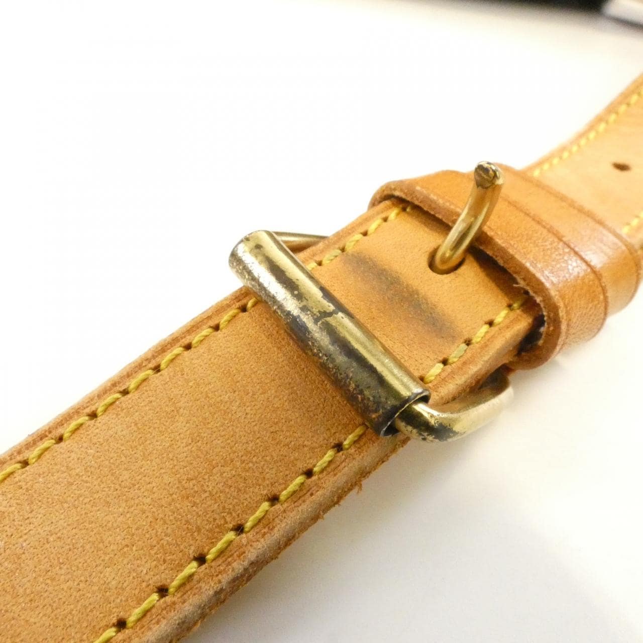 LOUIS VUITTON Saumur M42254 Shoulder Monogram 黑色 Monogram 中古品B - 縮圖 4