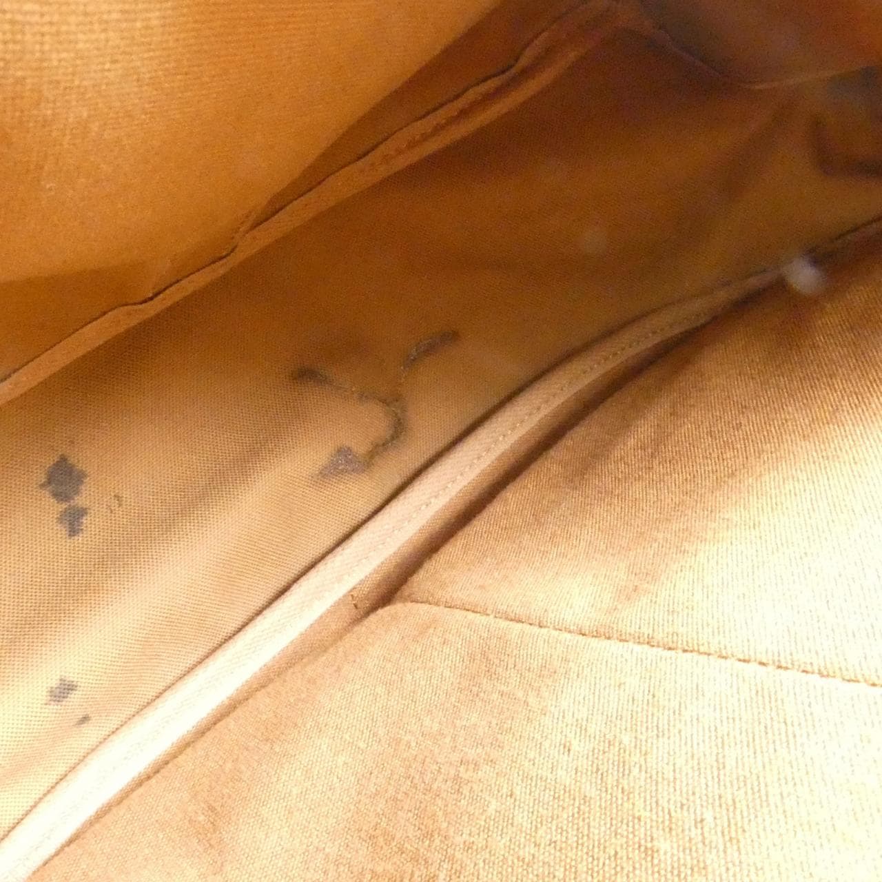 LOUIS VUITTON Saumur M42254 Shoulder Monogram 黑色 Monogram 中古品B - 縮圖 6