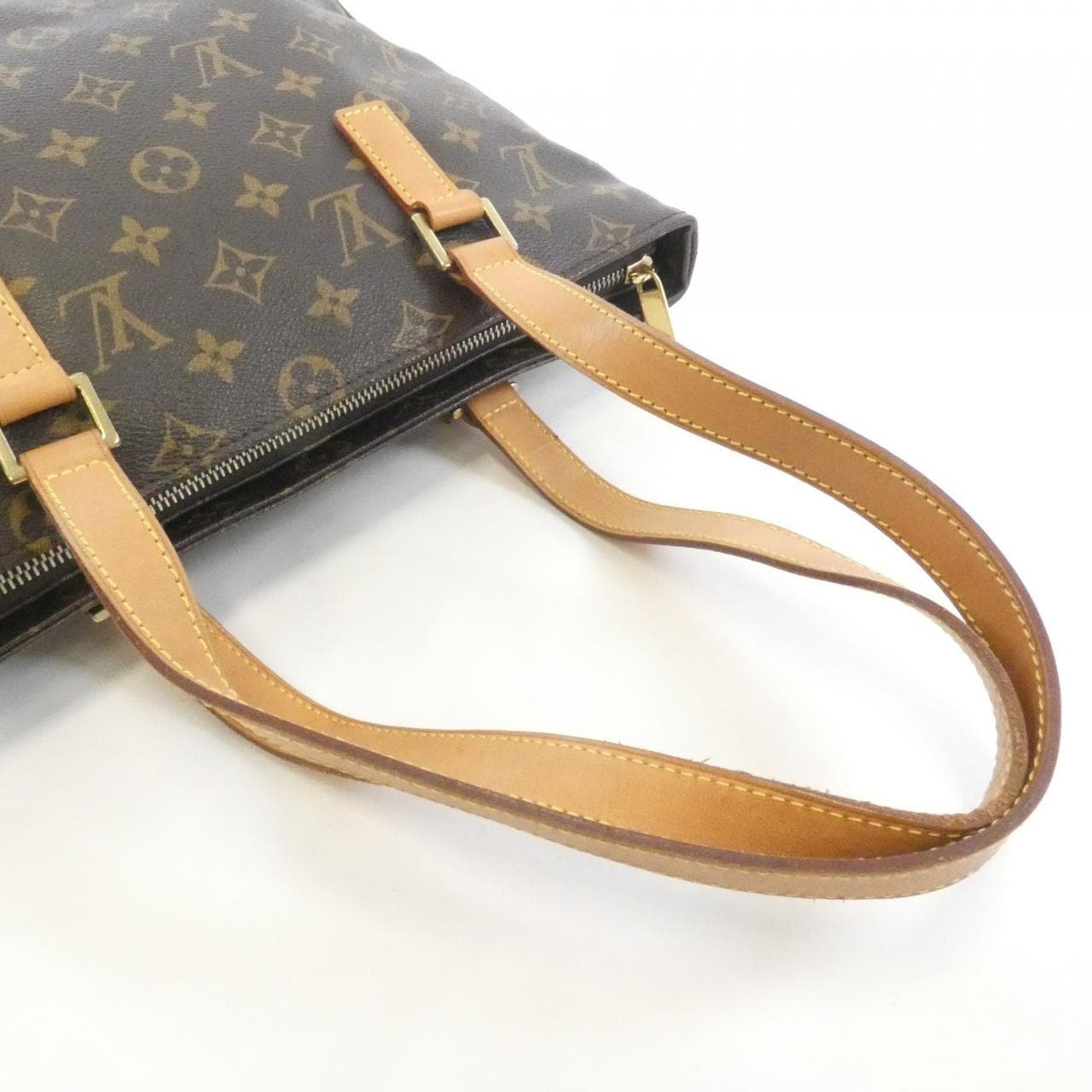 LOUIS VUITTON Caba Piano M51148 Handbag Monogram 黑色 Monogram 中古品B - 縮圖 3