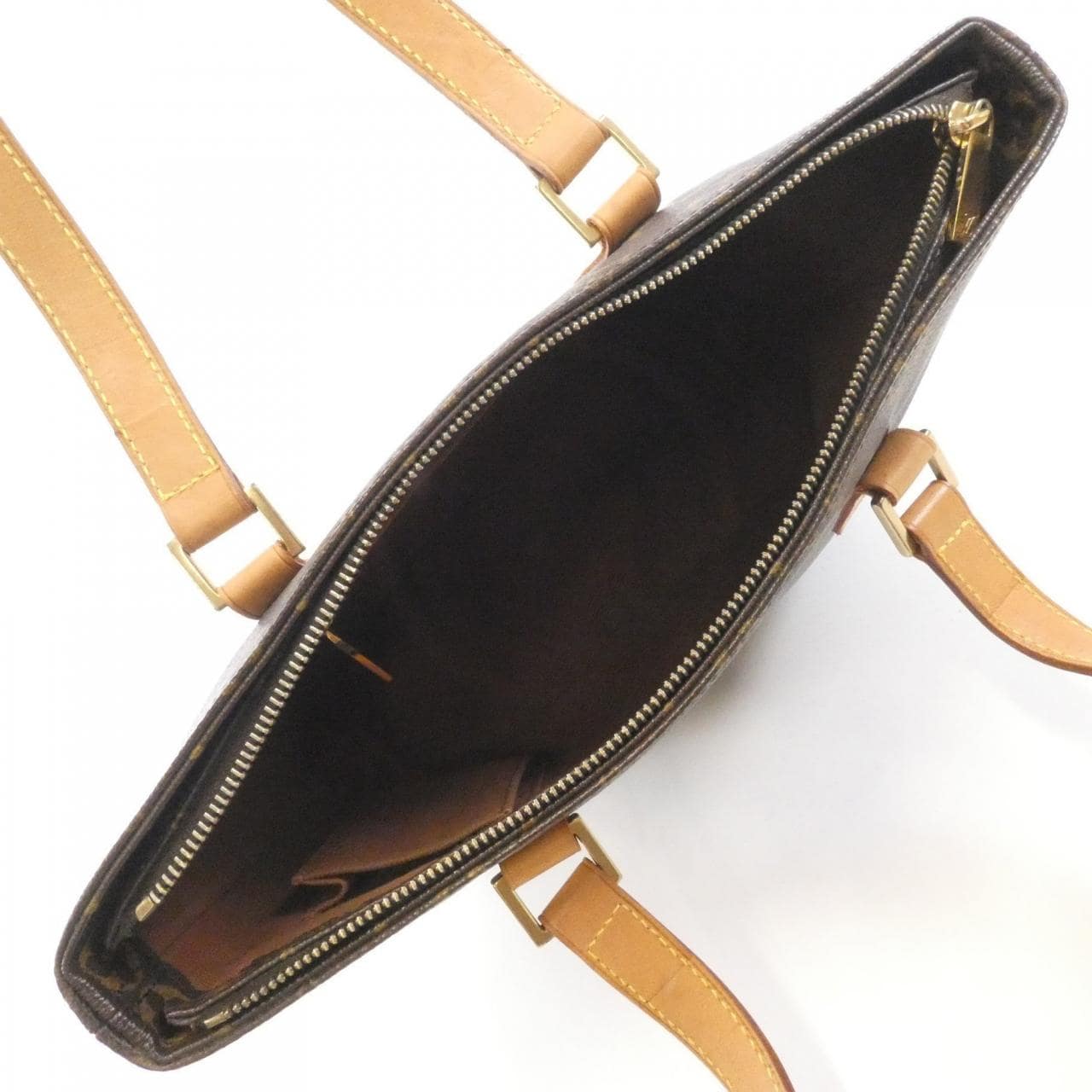 LOUIS VUITTON Caba Piano M51148 Handbag Monogram 黑色 Monogram 中古品B - 縮圖 6