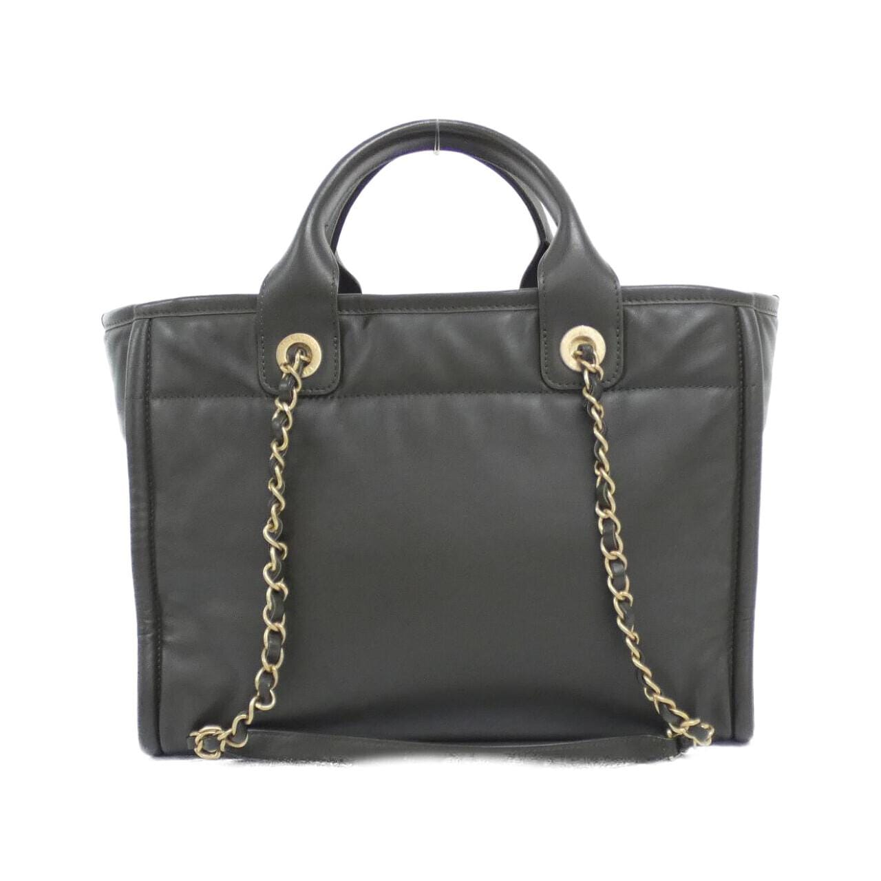 CHANEL Deauville AS3257 Bag Black Rank A - Thumbnail 2