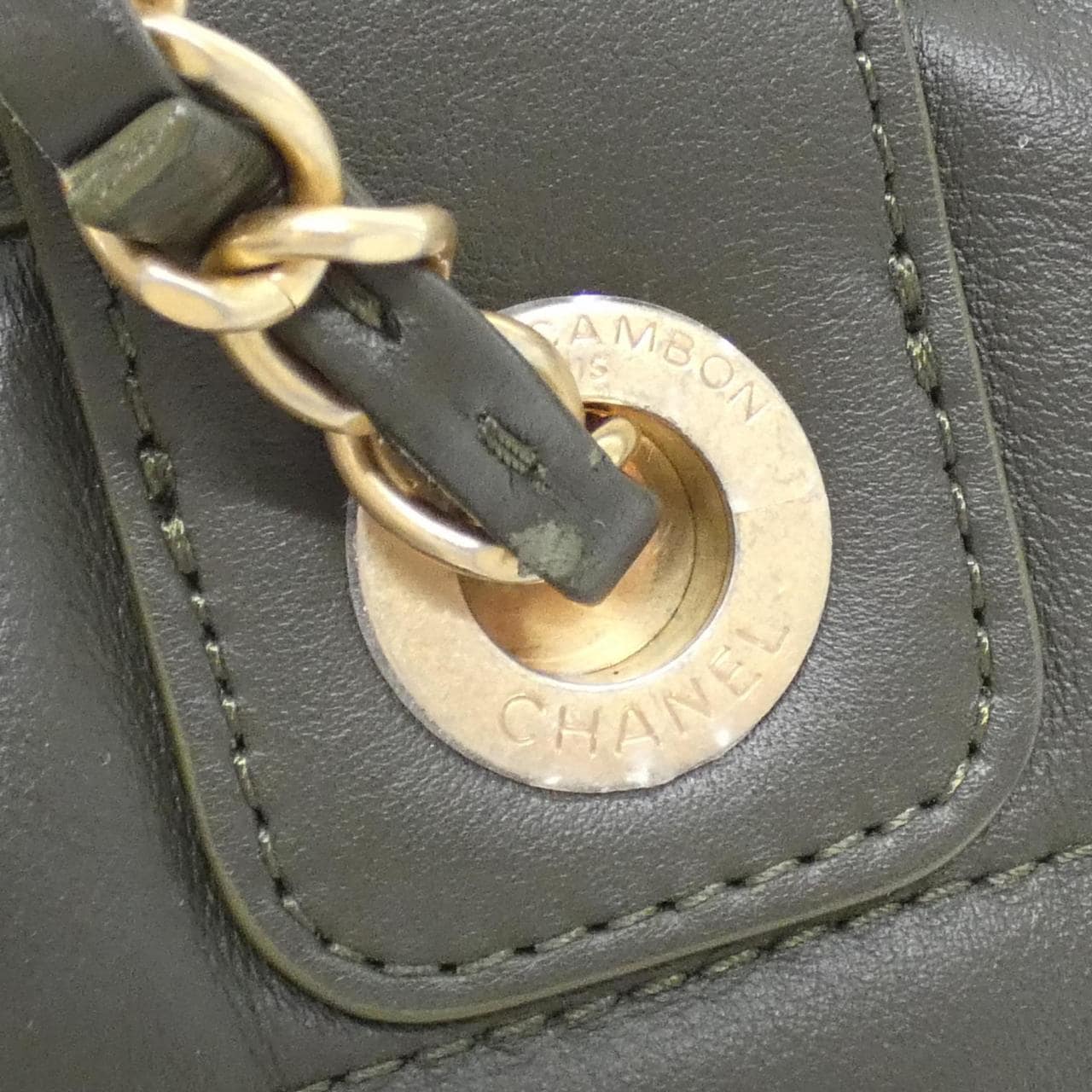 CHANEL Deauville AS3257 Bag Black Rank A - Thumbnail 6