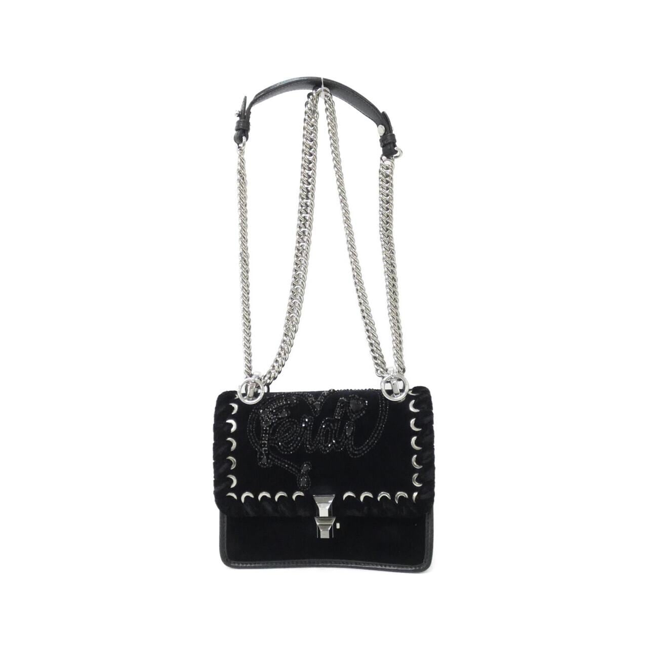FENDI 8M0381 A44K Shoulder Bag Black