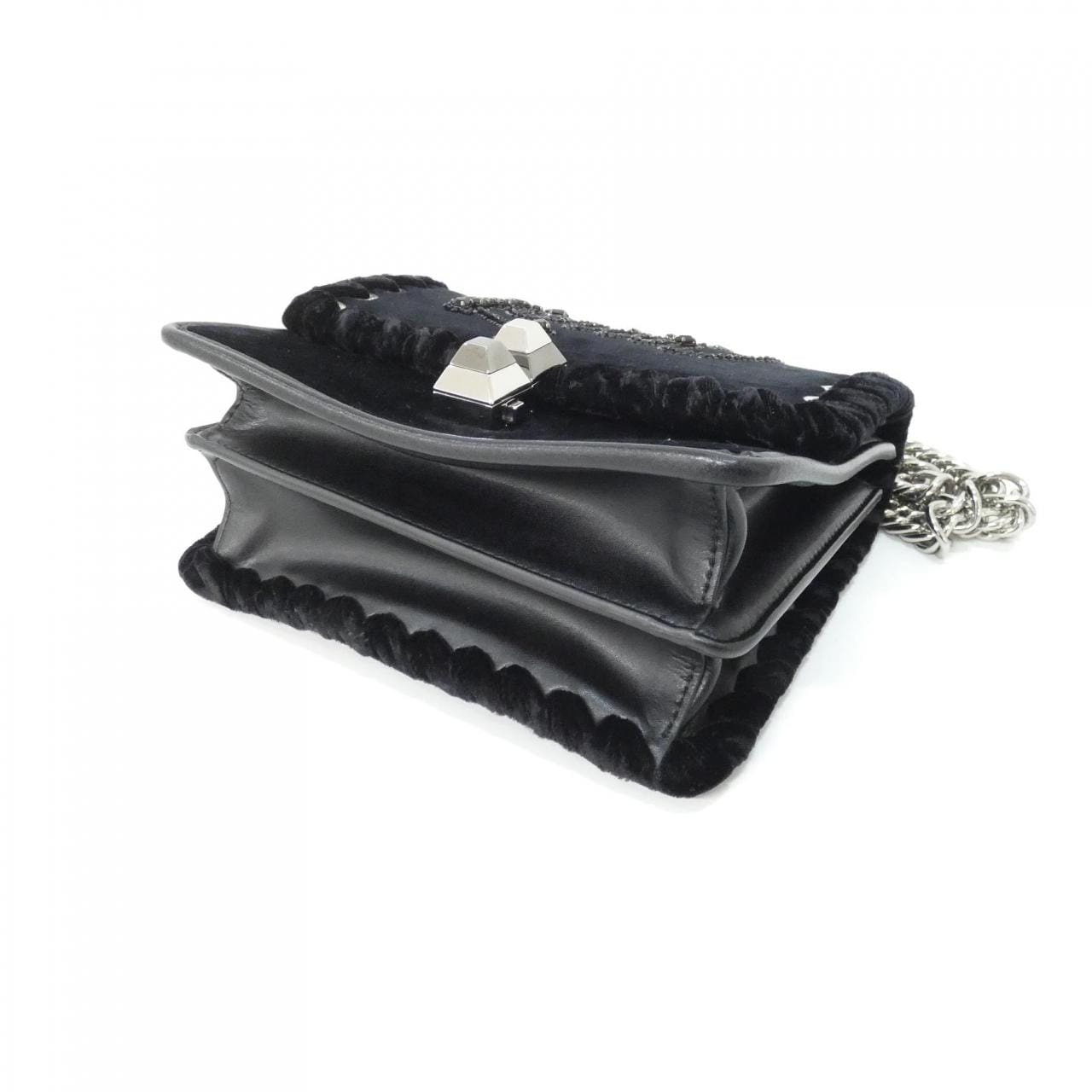 FENDI 8M0381 A44K Shoulder Bag 黑色 中古品A - 縮圖 3