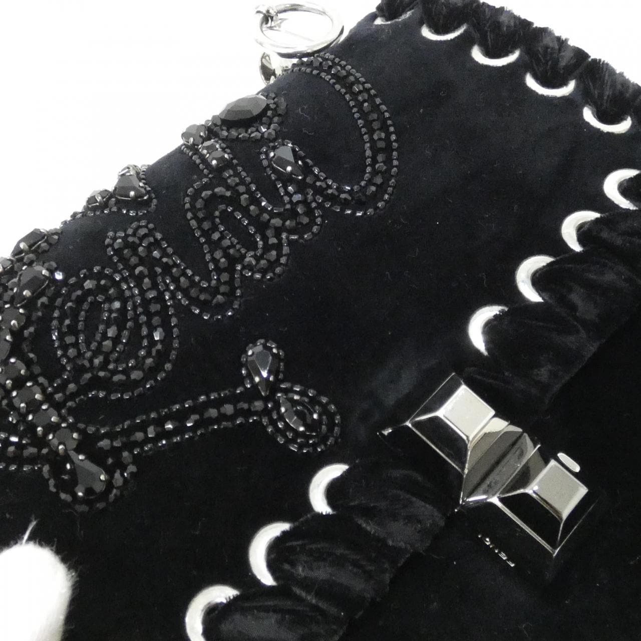 FENDI 8M0381 A44K Shoulder Bag 黑色 中古品A - 縮圖 5