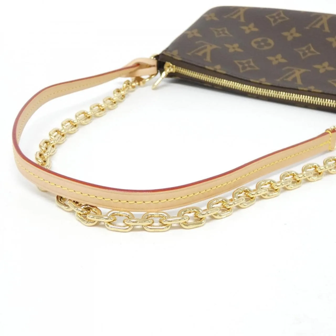 LOUIS VUITTON Pochette M82766 Pochette Monogram Black Monogram Rank A - Thumbnail 5