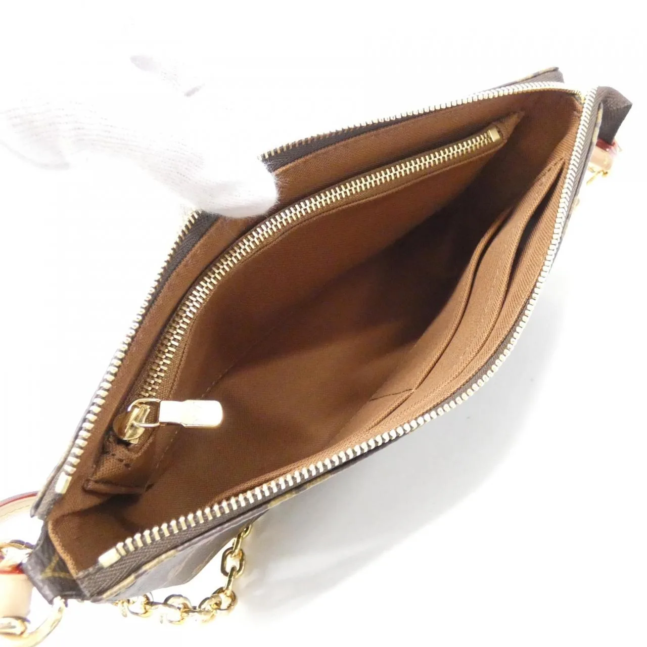 LOUIS VUITTON Pochette M82766 Pochette Monogram Black Monogram Rank A - Thumbnail 6