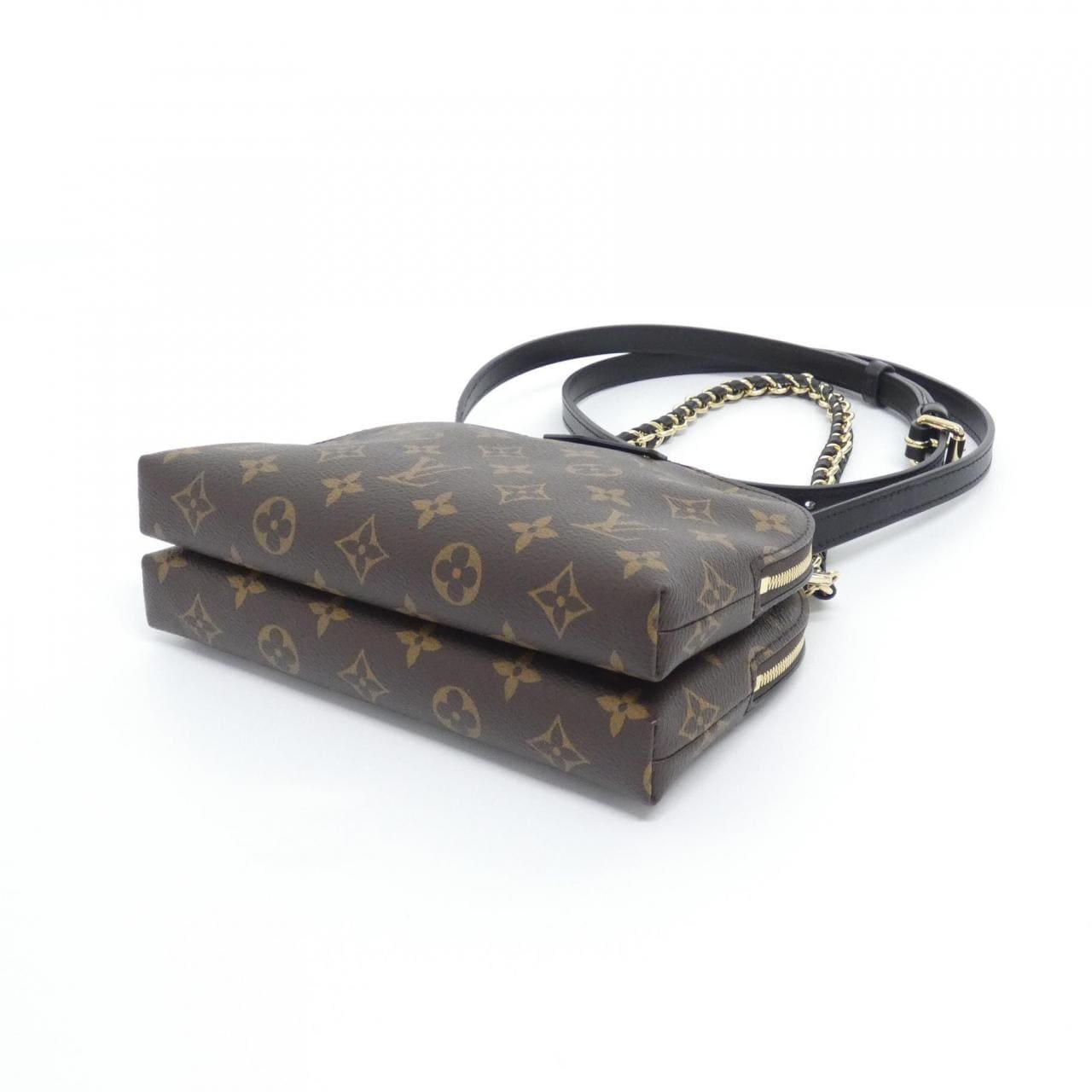 LOUIS VUITTON Alma M12996 Shoulder Bag Monogram 黑色 Monogram 中古品A - 縮圖 3
