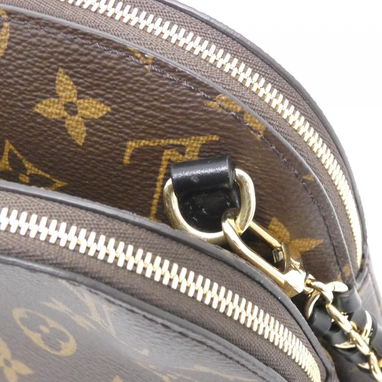LOUIS VUITTON Alma M12996 Shoulder Bag Monogram 黑色 Monogram 中古品A - 縮圖 5